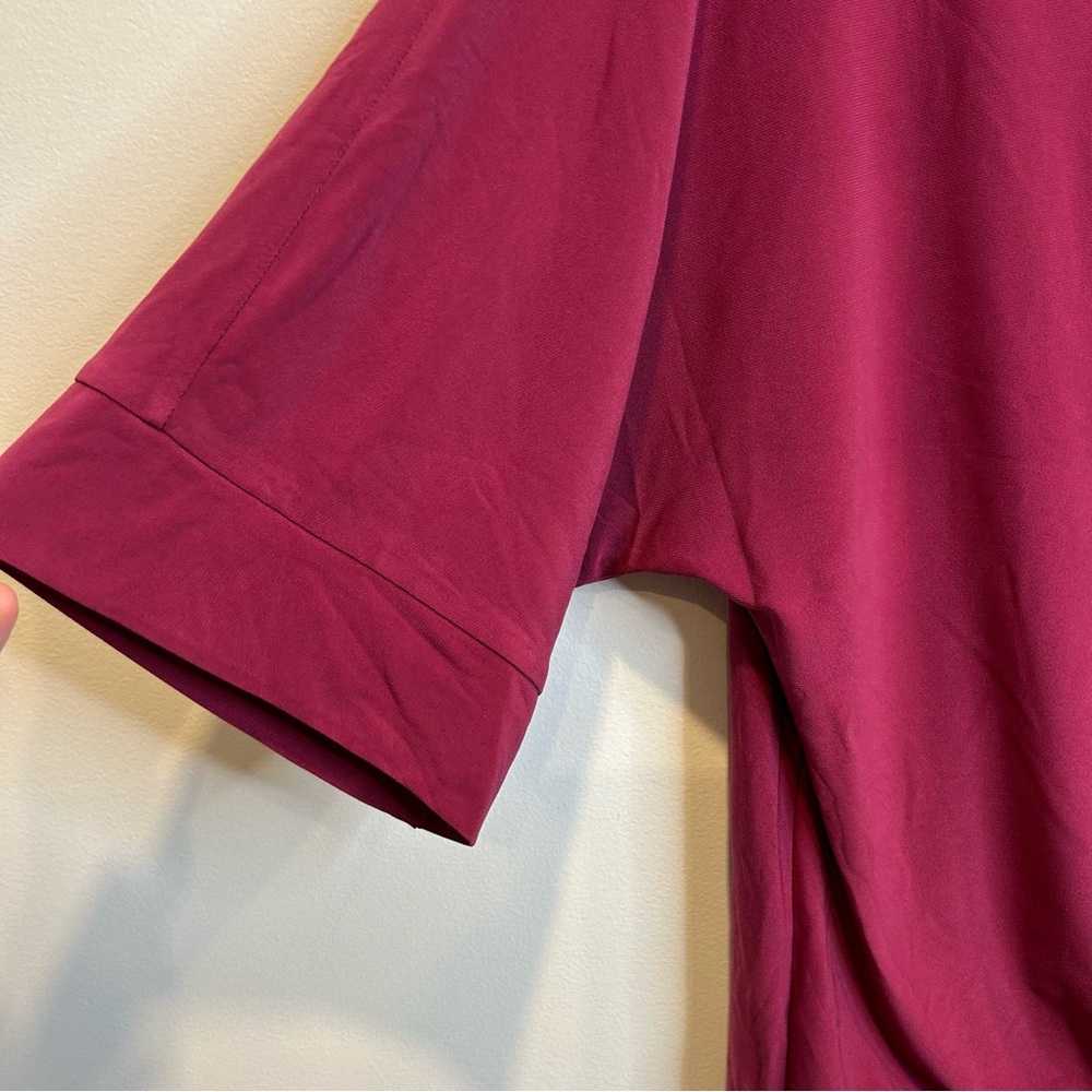Laura Flare Sleeve Top Cerise Pink 123650 - Picture 5 of 9